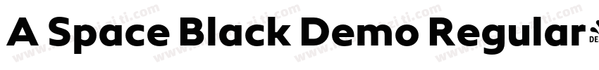 A Space Black Demo Regular字体转换